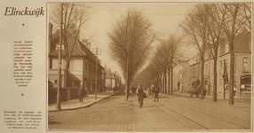 871041 Gezicht over de Amsterdamsestraatweg in de wijk Elinkwijk te Zuilen.